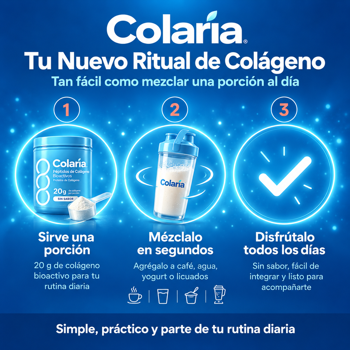 Colaria™ - Colágeno 3 en 1